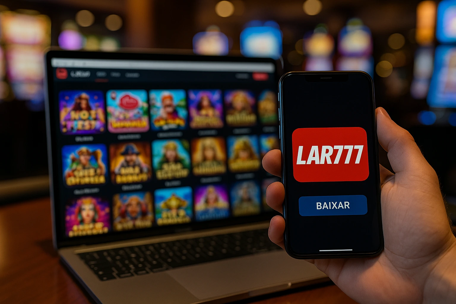 Baixar o LAR777 Cassino App