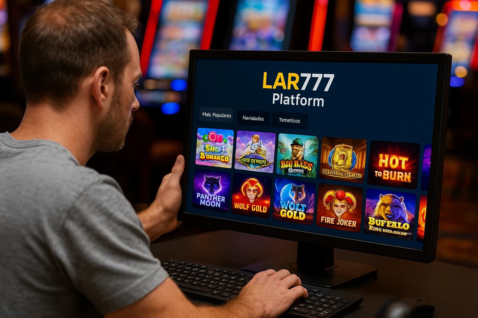 Jogos de Slot no Casino Online LAR777