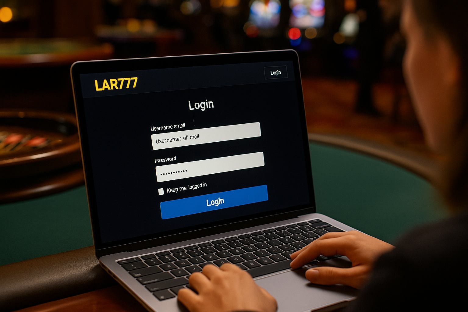 Login no Cassino LAR777