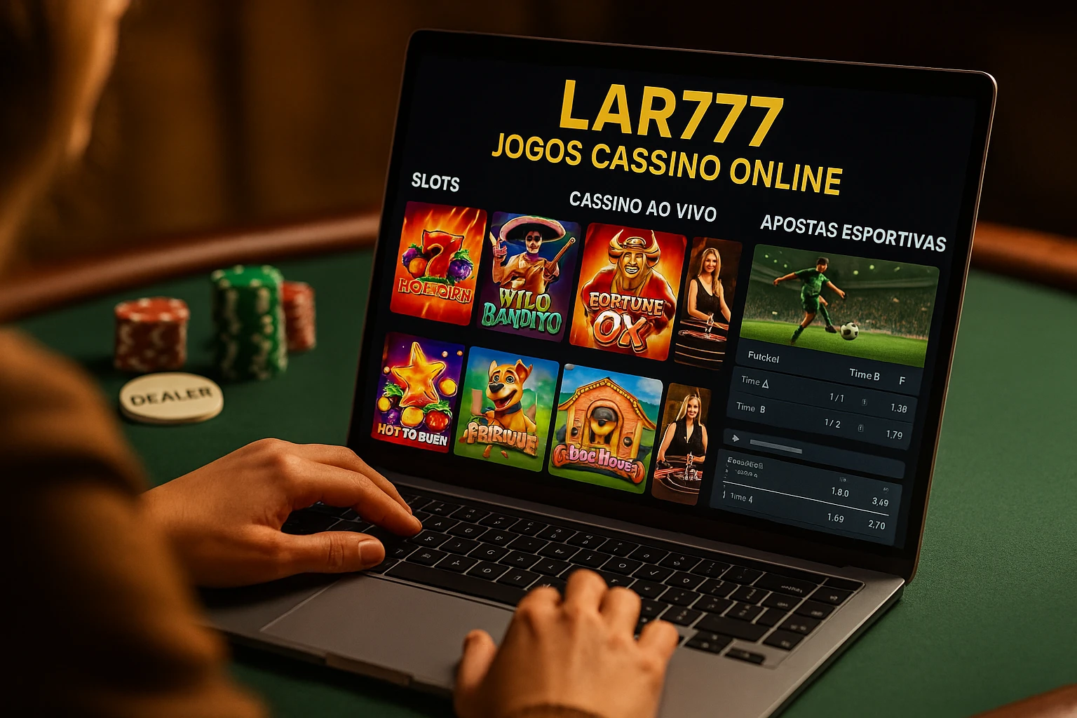 Jogos de cassino online inovadores e emocionantes na LAR777